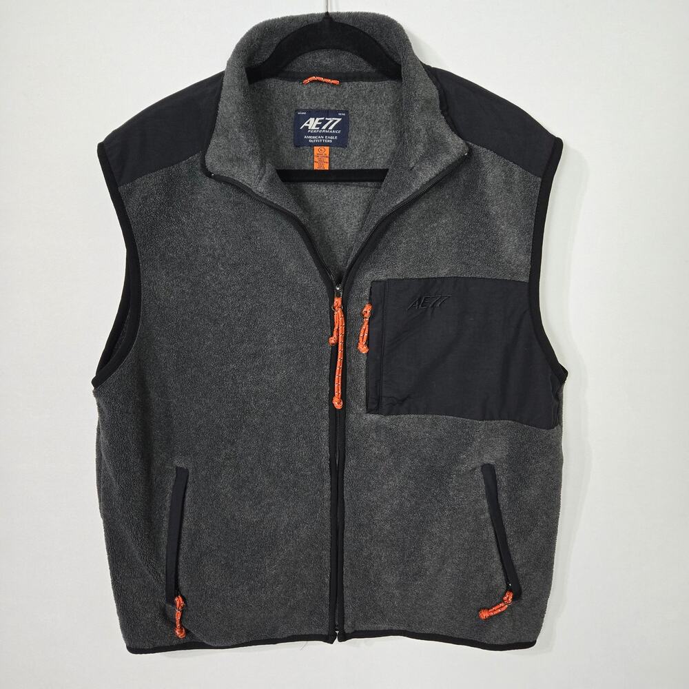 American Eagle AE77 Performance Vest – Gray/Black – Men’s L – Outdoor Layer